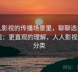 人人影视的传播场景里，聊聊选择性呈现：更直观的理解，人人影视app分类