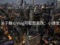 关于糖心Vlog与截图真伪：小课堂