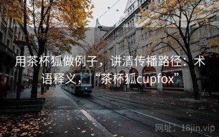 用茶杯狐做例子，讲清传播路径：术语释义，“茶杯狐cupfox”