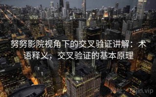 努努影院视角下的交叉验证讲解：术语释义，交叉验证的基本原理