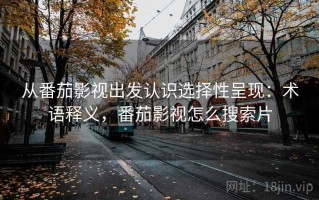 从番茄影视出发认识选择性呈现：术语释义，番茄影视怎么搜索片