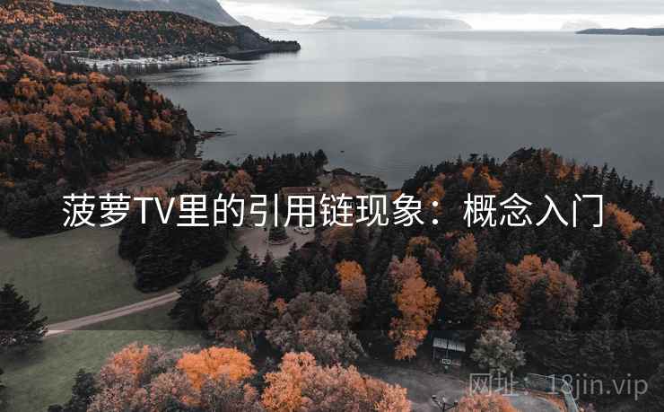 菠萝TV里的引用链现象：概念入门