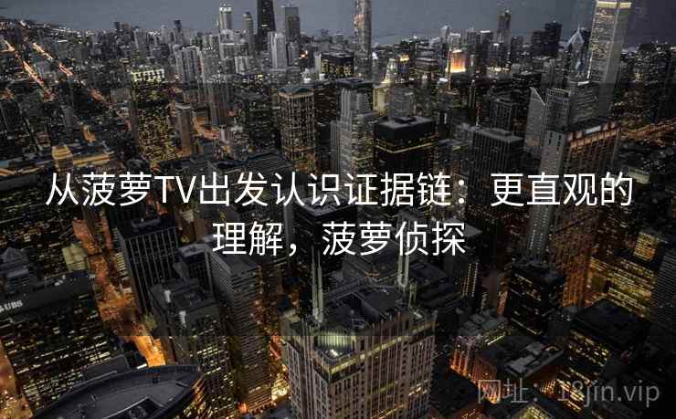 从菠萝TV出发认识证据链:更直观的理解,菠萝侦探 从菠萝TV出发认识证据链:更直观的理解,菠萝侦探