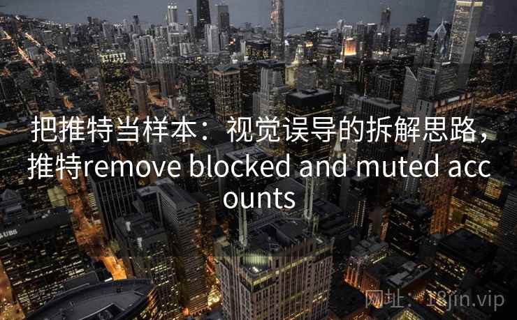 把推特当样本：视觉误导的拆解思路，推特remove blocked and muted accounts