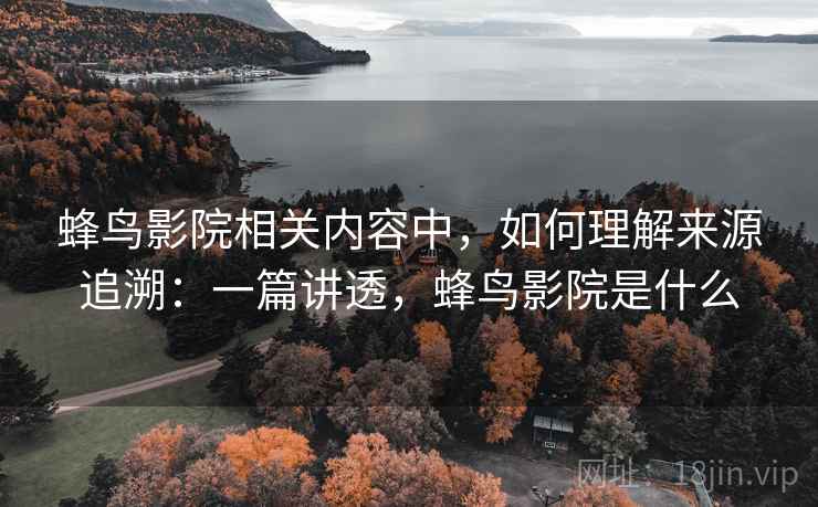 蜂鸟影院相关内容中，如何理解来源追溯：一篇讲透，蜂鸟影院是什么