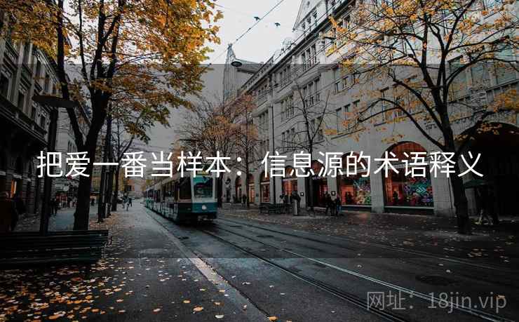 把爱一番当样本：信息源的术语释义