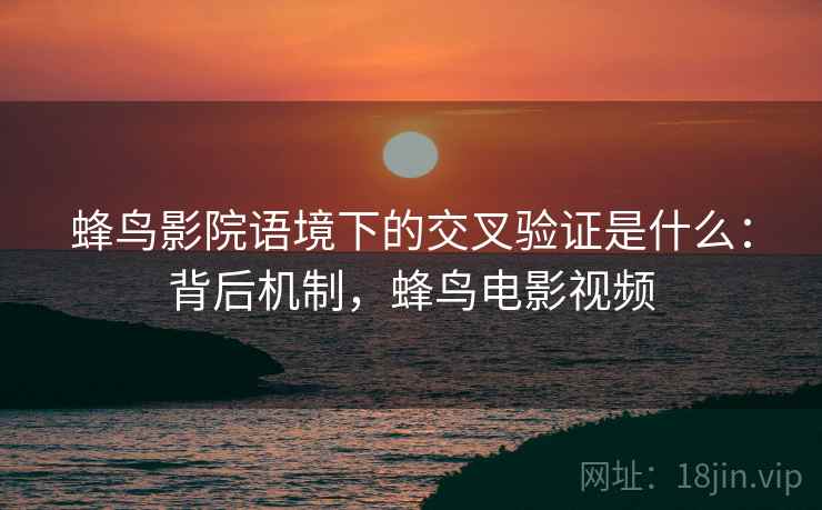 蜂鸟影院语境下的交叉验证是什么：背后机制，蜂鸟电影视频