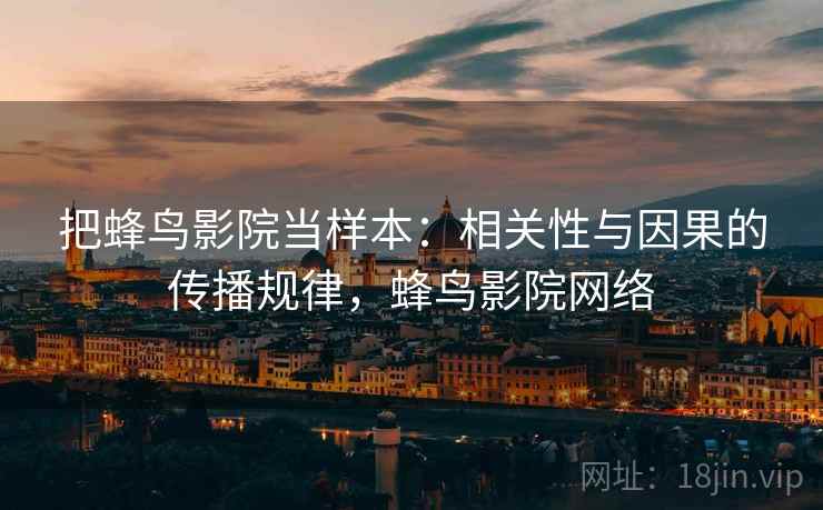把蜂鸟影院当样本：相关性与因果的传播规律，蜂鸟影院网络